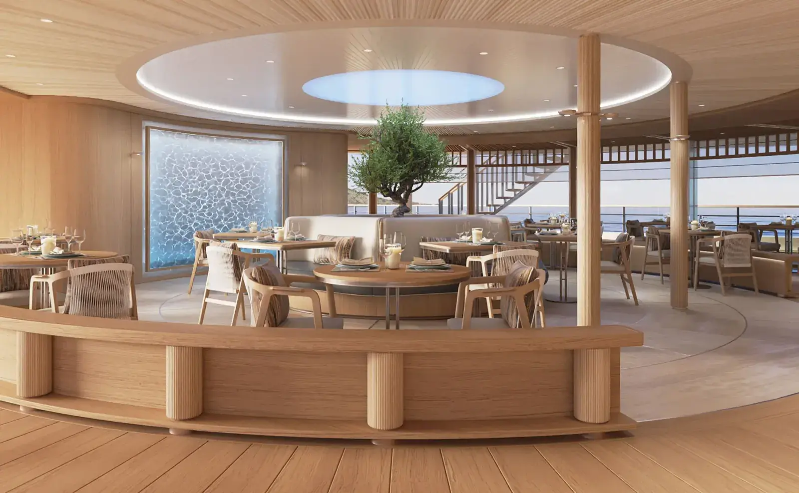 Aman's Amangati yacht restaurant
