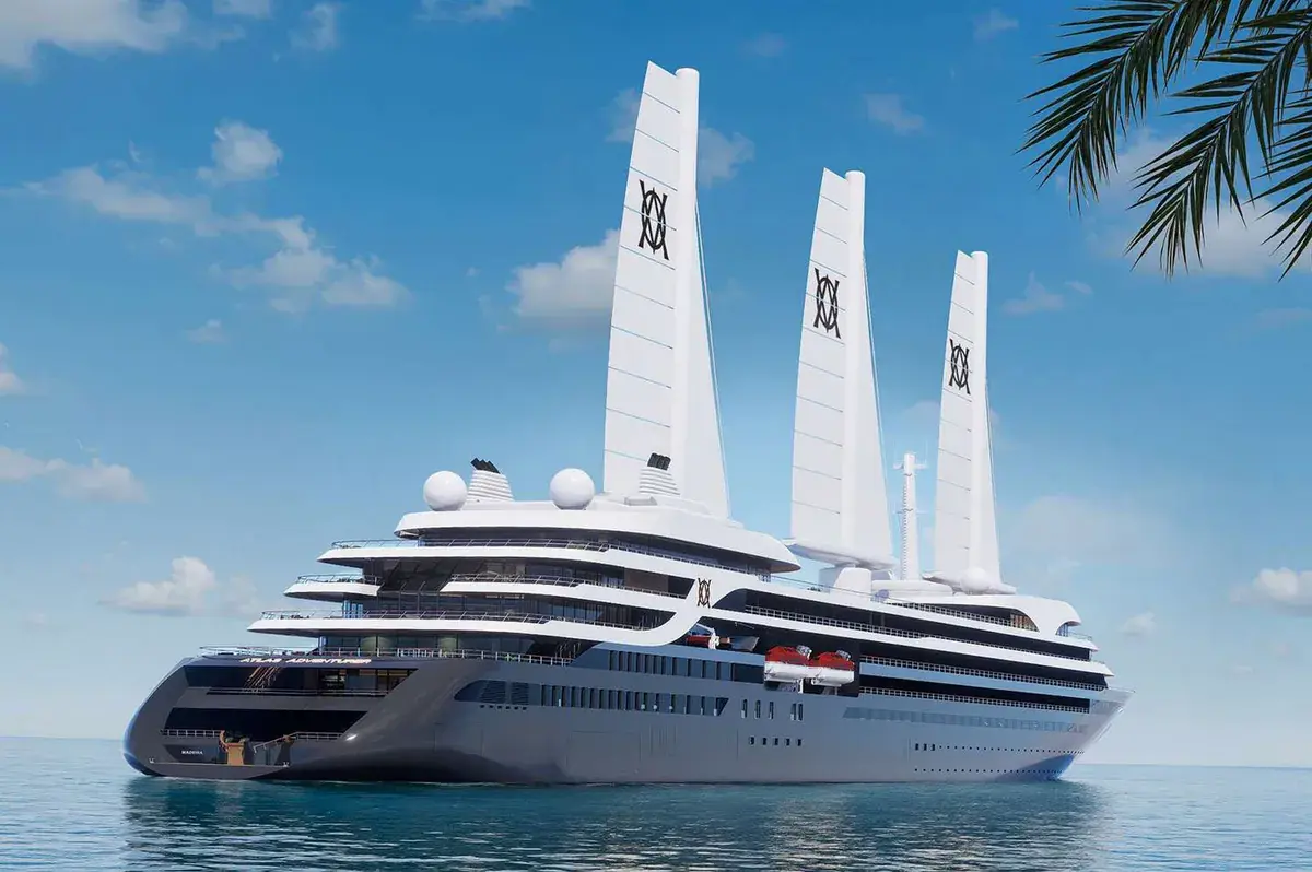 The Atlas Ocean Voyages' Atlas Adventurer sailing yacht
