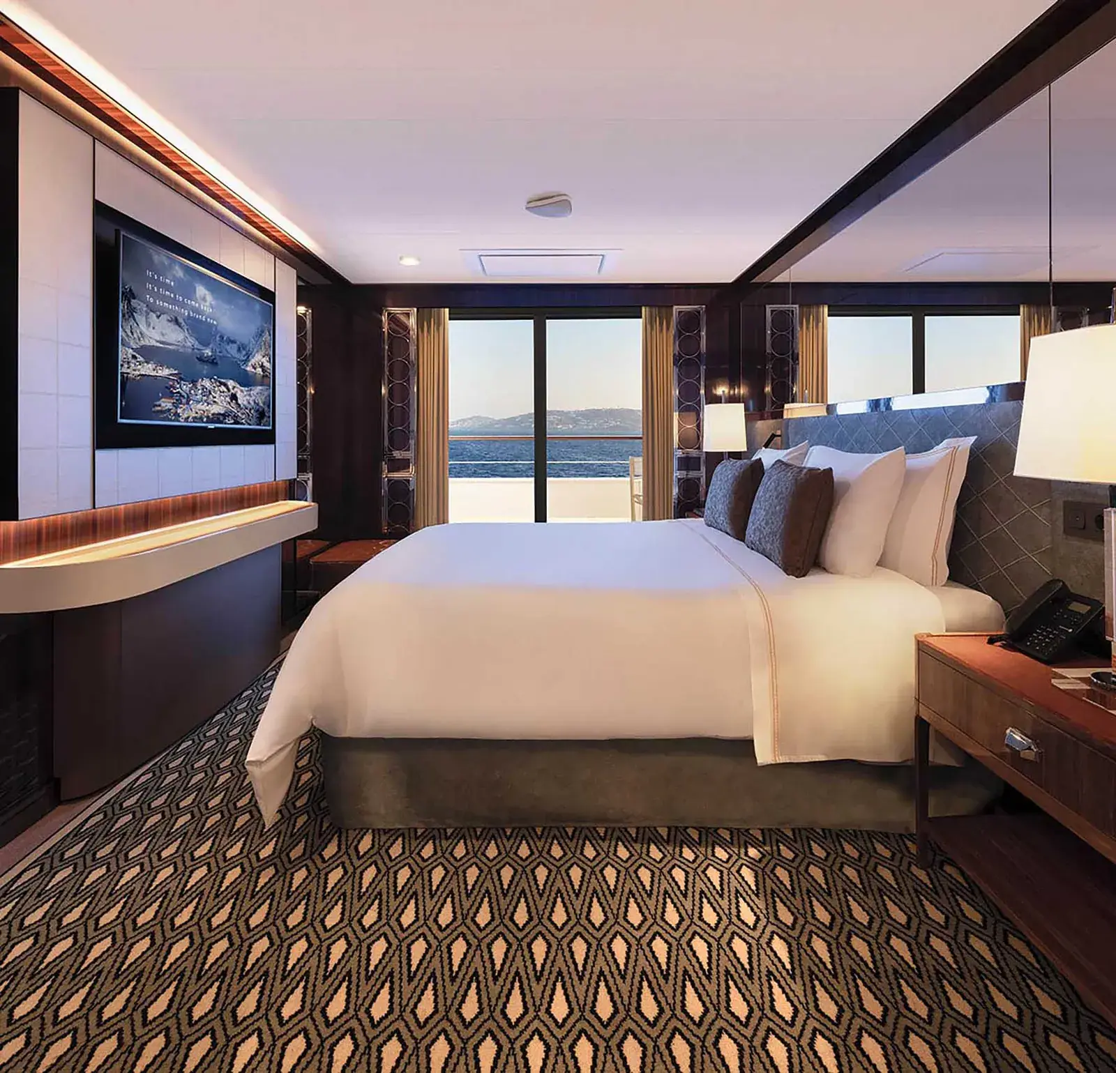 Atlas Ocean Voyages expedition ship suite cabin interior