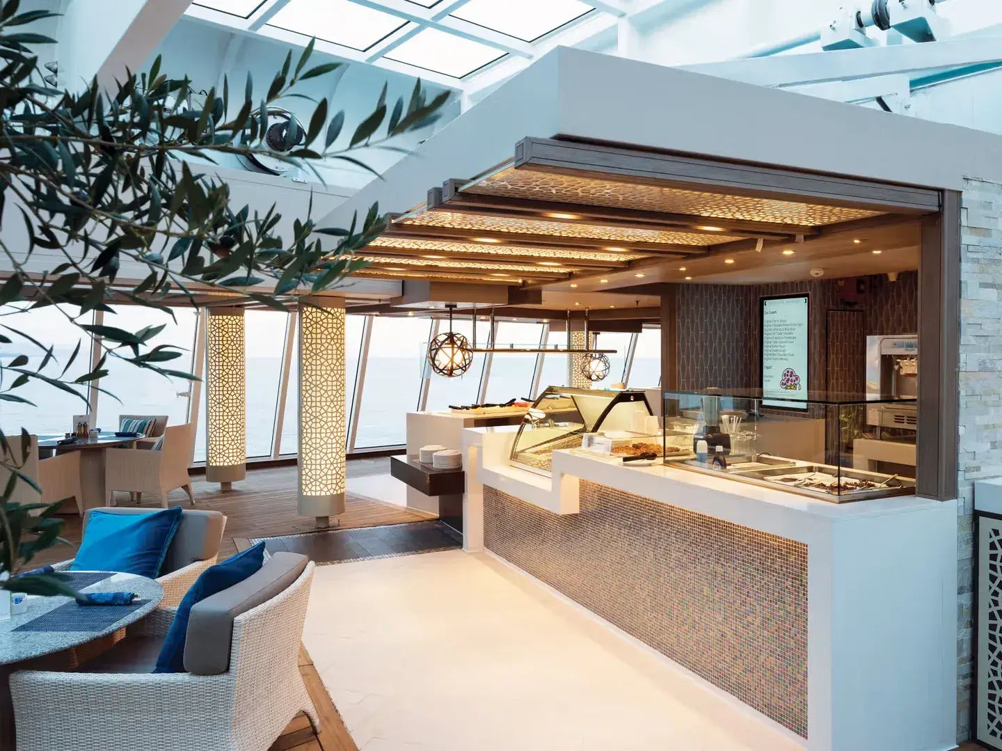 Crystal Serenity gelato bar