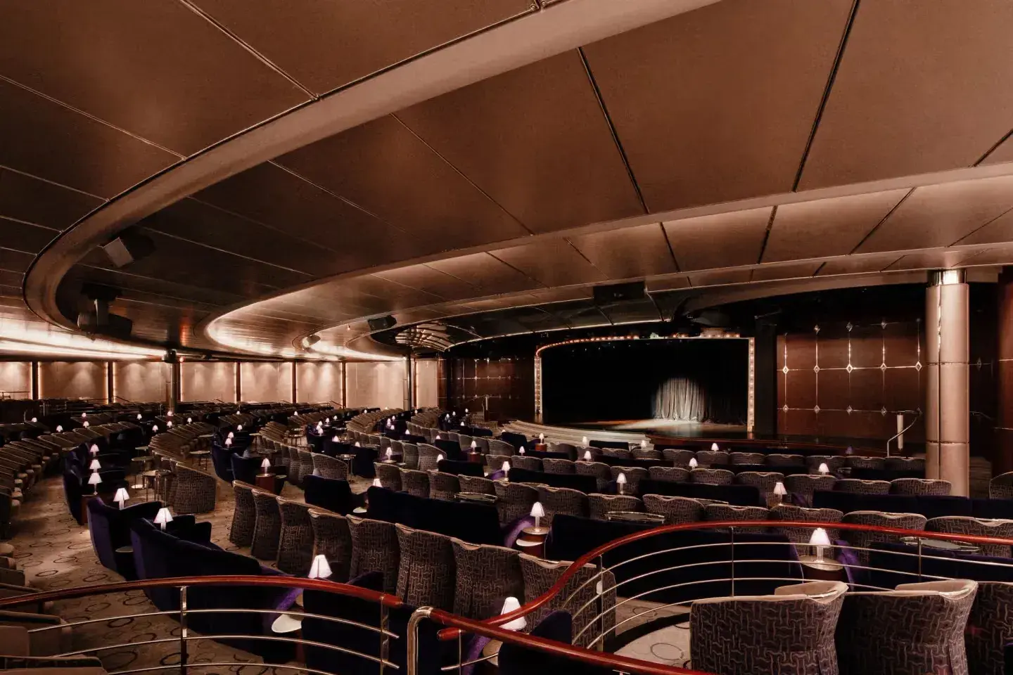 Crystal Symphony cruise ship lounge