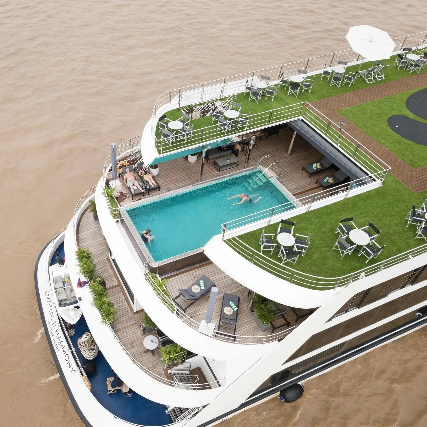 Emerald Harmony river cruise ship aft decks
