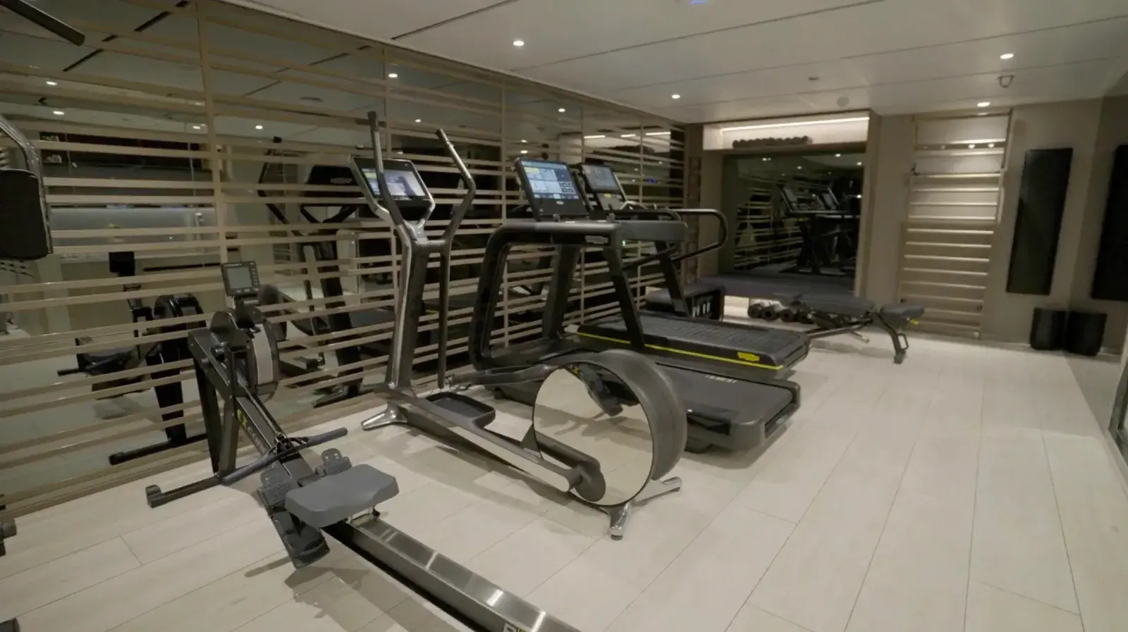 Emerald Sakara luxury yacht gym