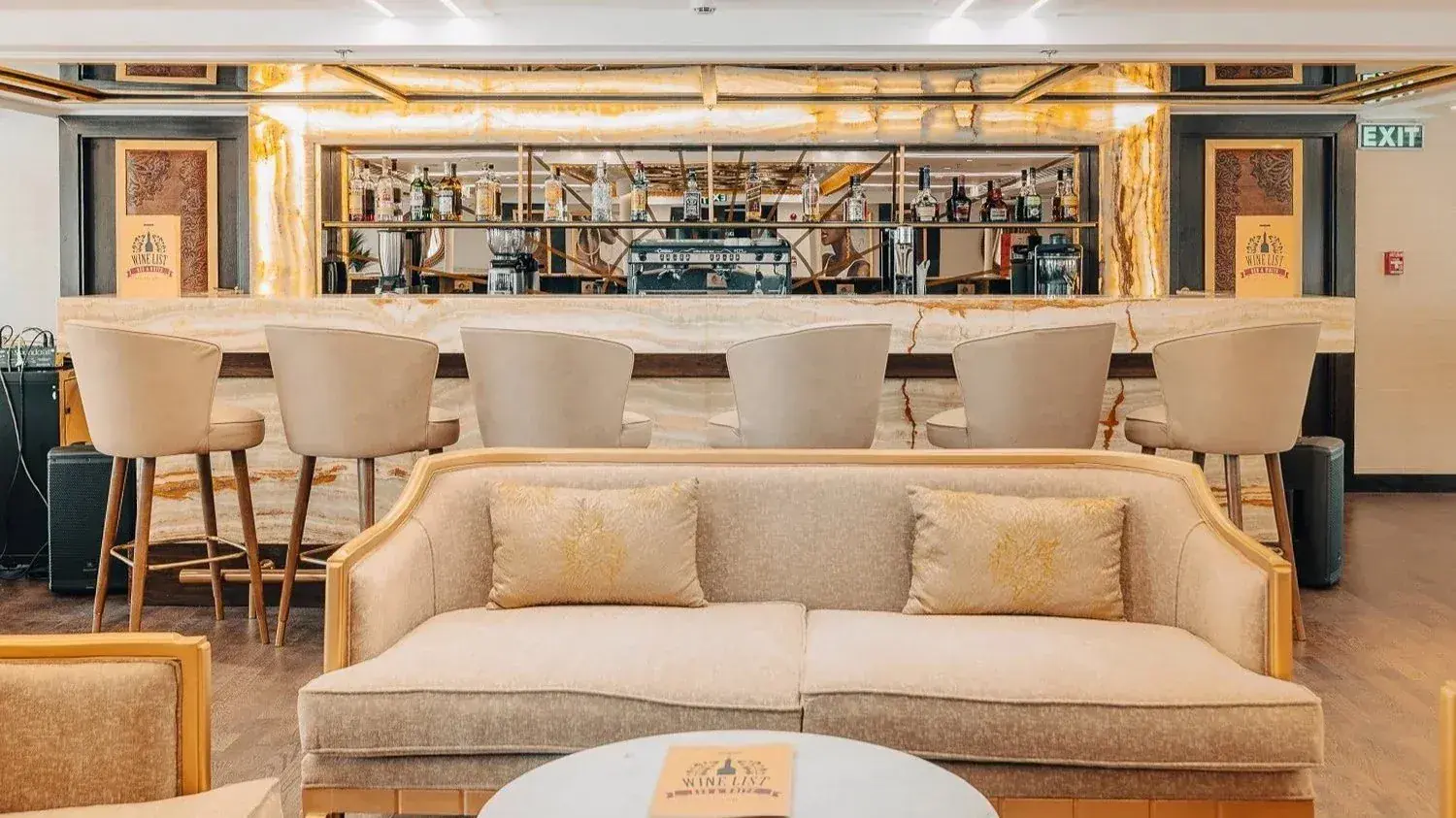H.S. Nebu Nile River cruise ship lounge