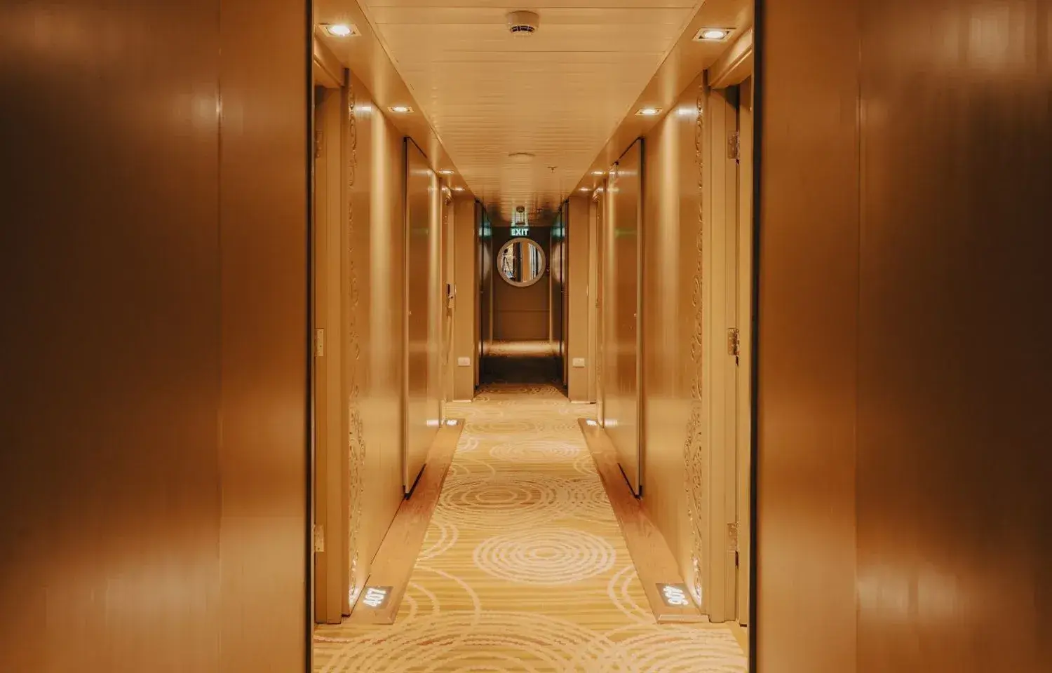 H.S. Nebu Nile River cruise ship hallway