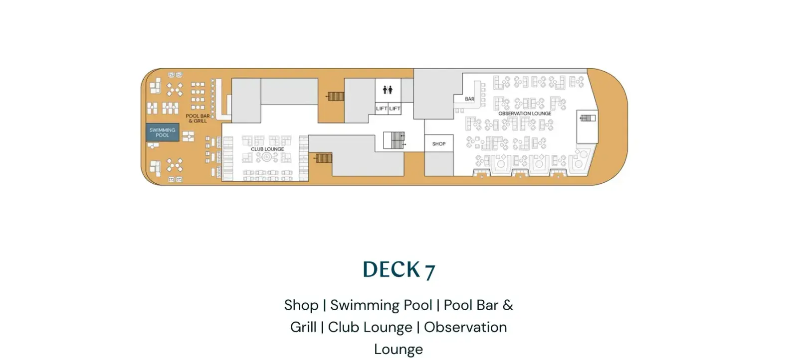 Swan Hellenic HS Minvera deck 7 map