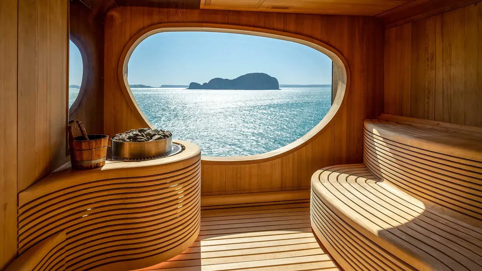 Ponant Explorer-class ship wellness sauna