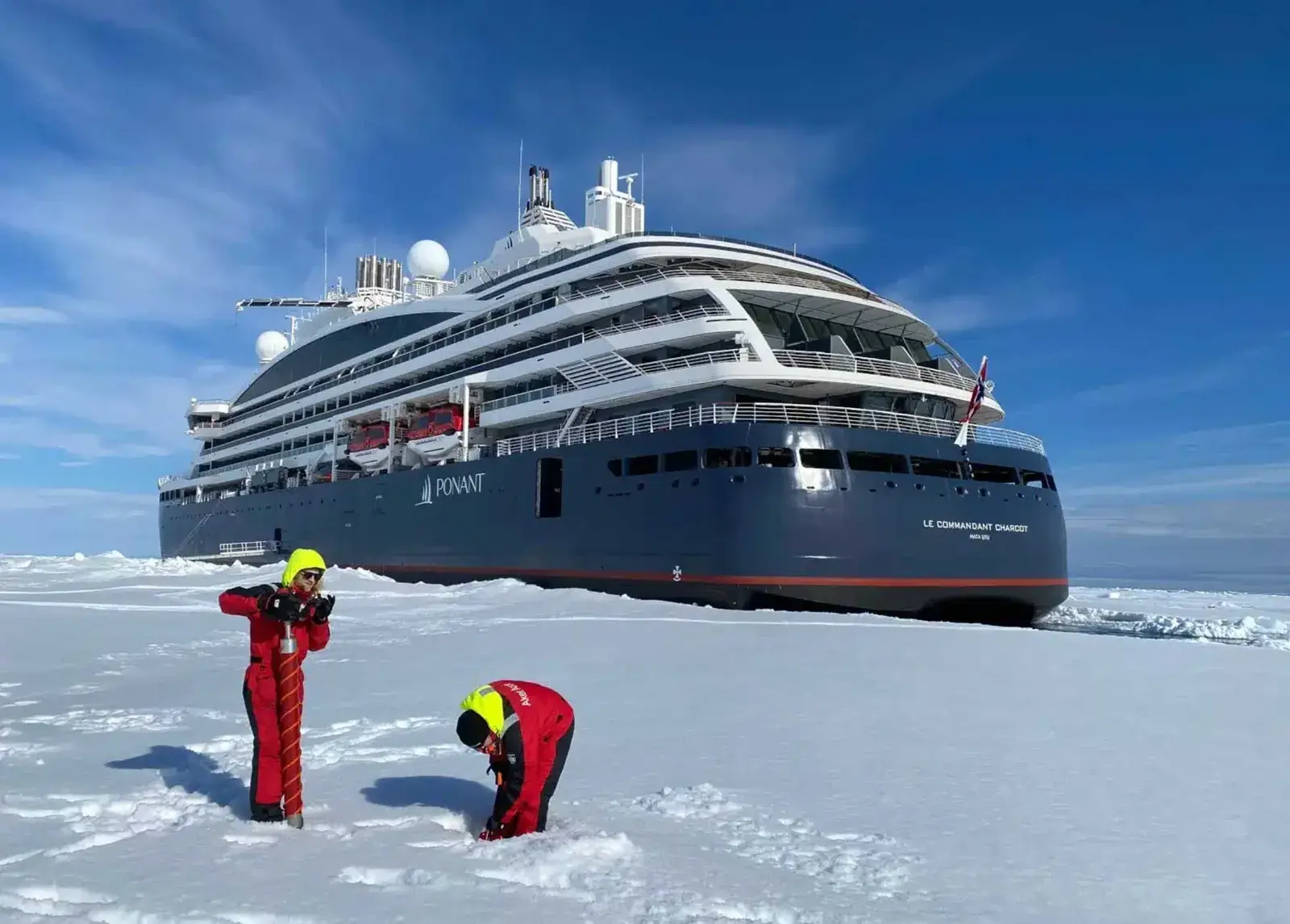 Le Commandant Charcot scientific ice research program