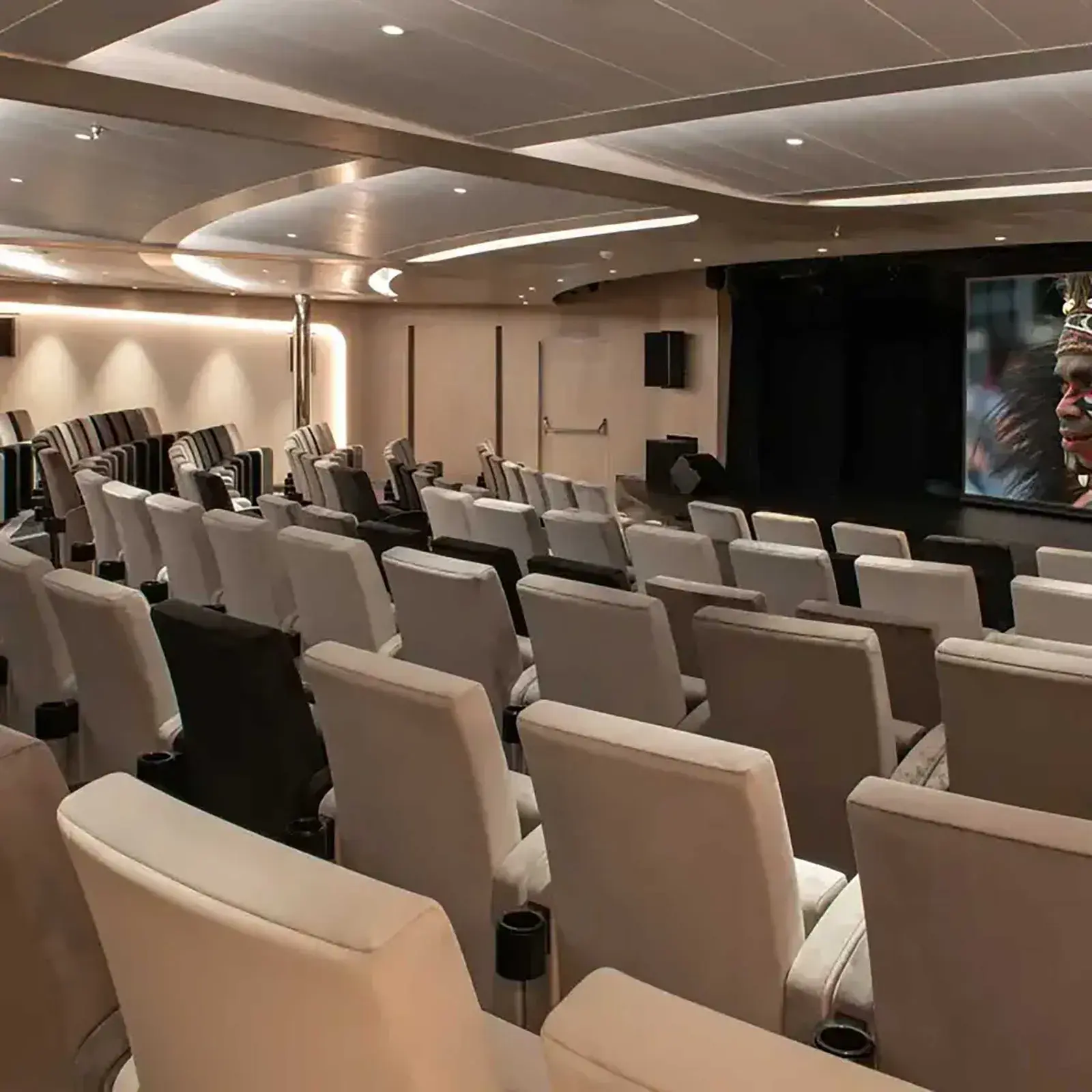 Ponant Explorer-class ship theatre and lecture hall