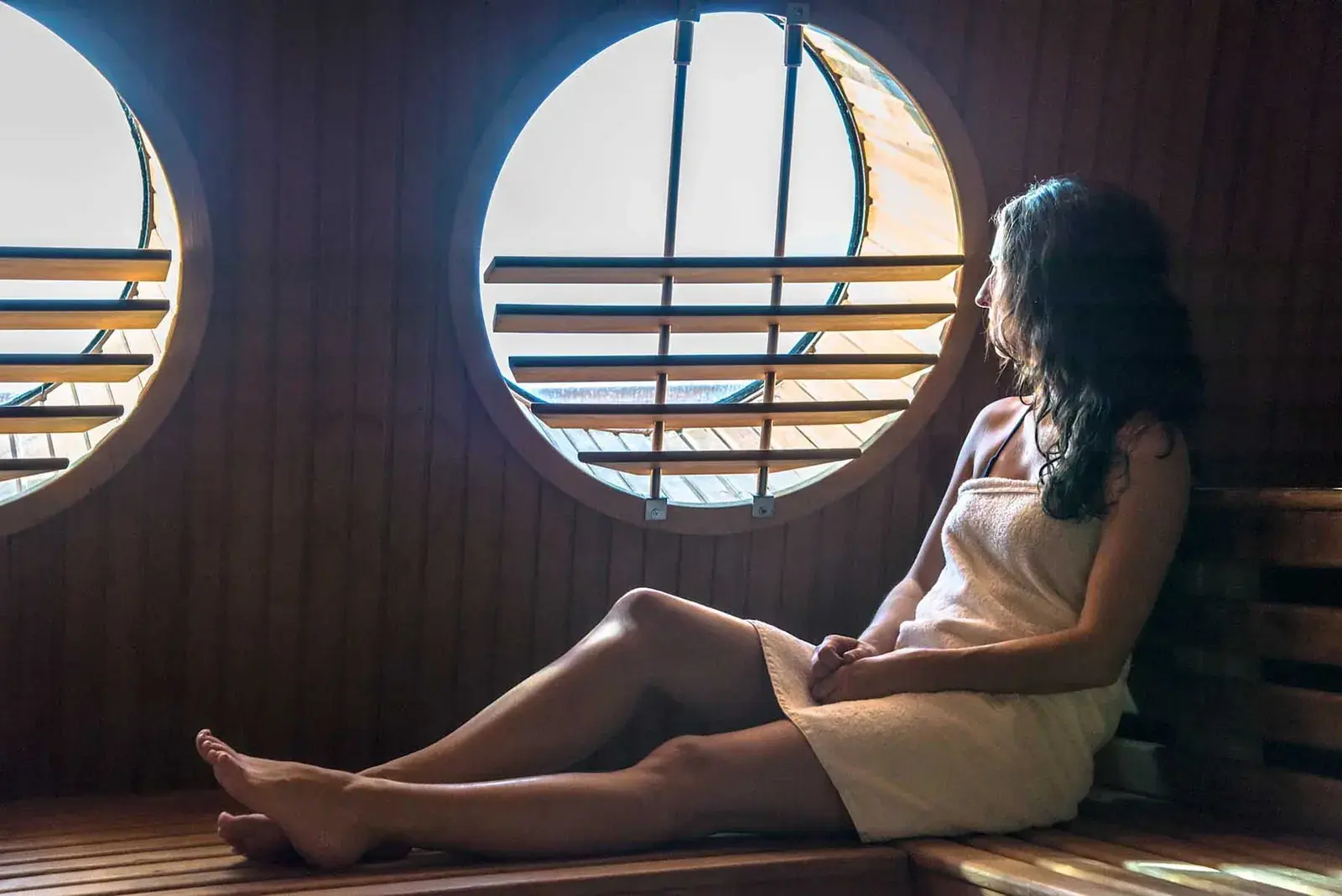 HX expeditions ms fram sauna