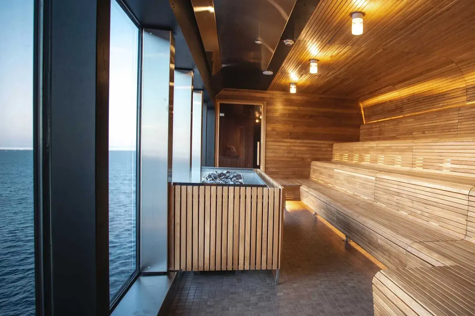HX expeditions ms roald amundsen sauna