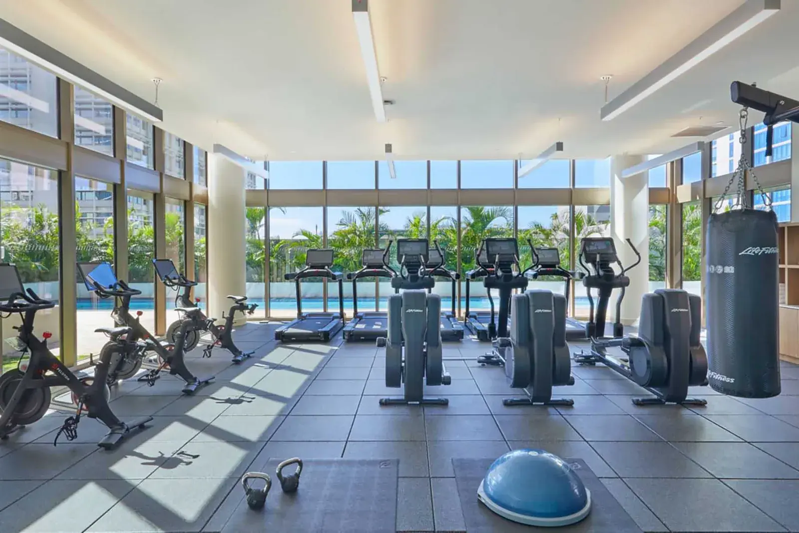 Fitness center in the Renaissance Honolulu Resort + Spa