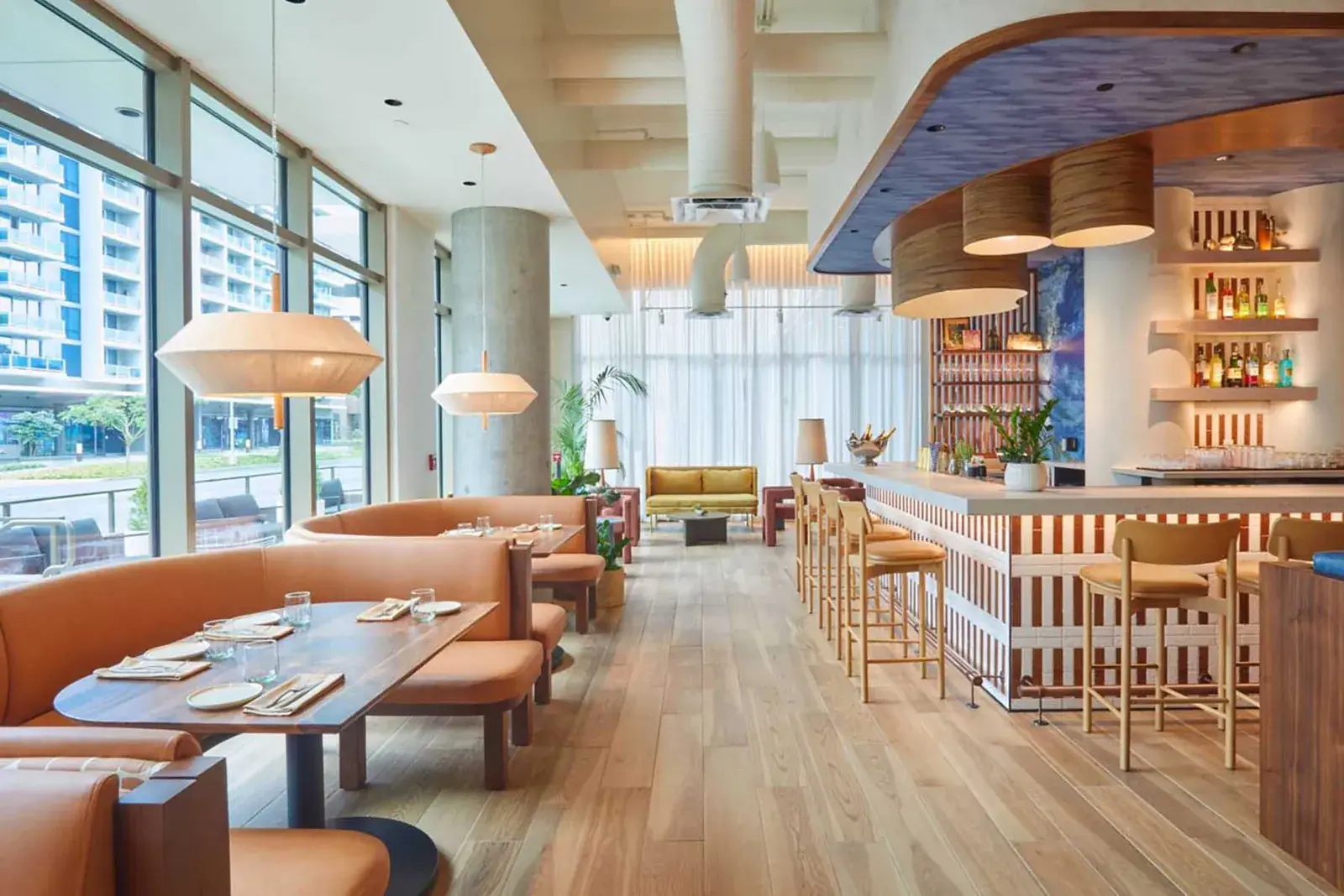 Restaurant interior in the Renaissance Honolulu Resort + Spa