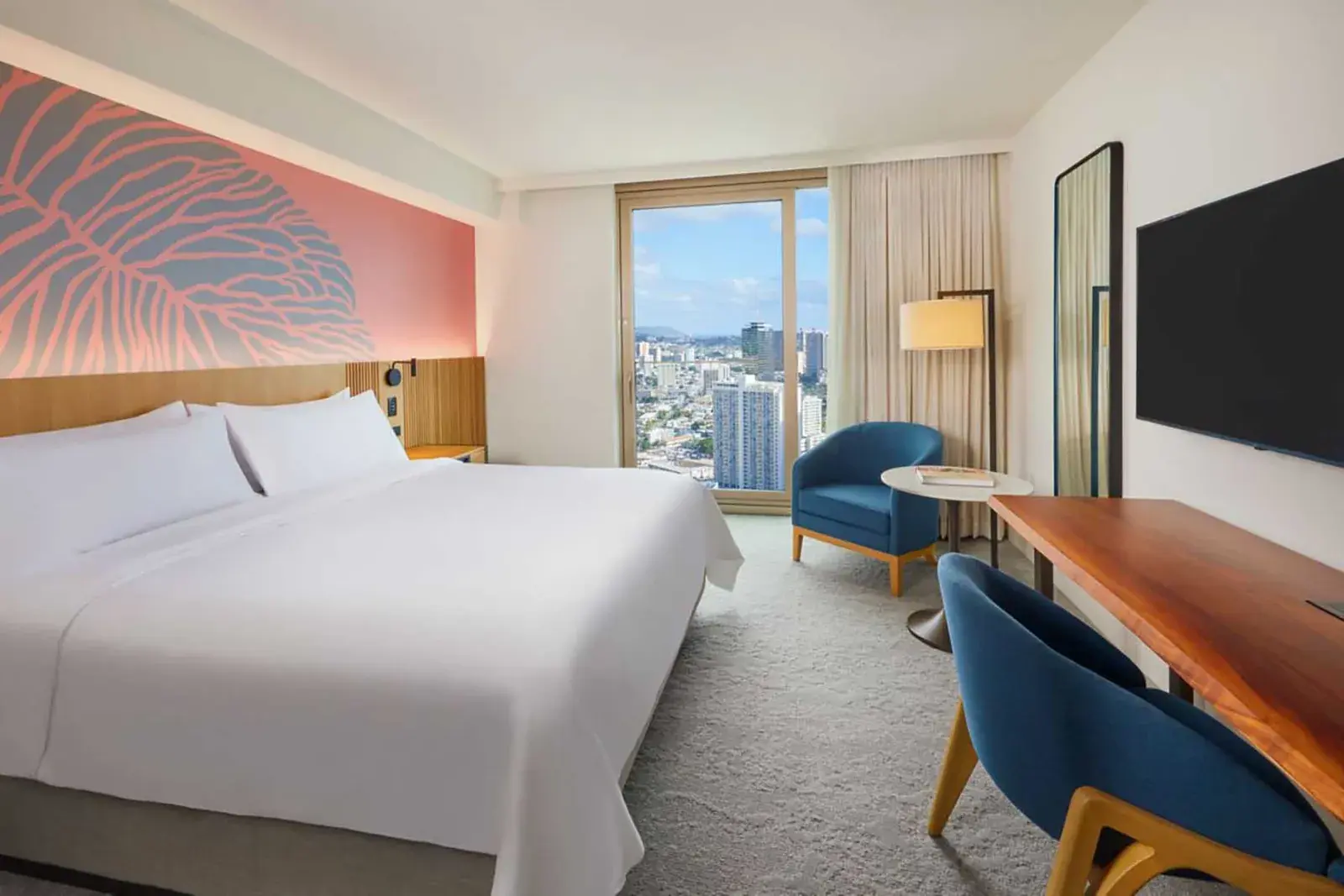 Room interior at the Renaissance Honolulu Resort + Spa