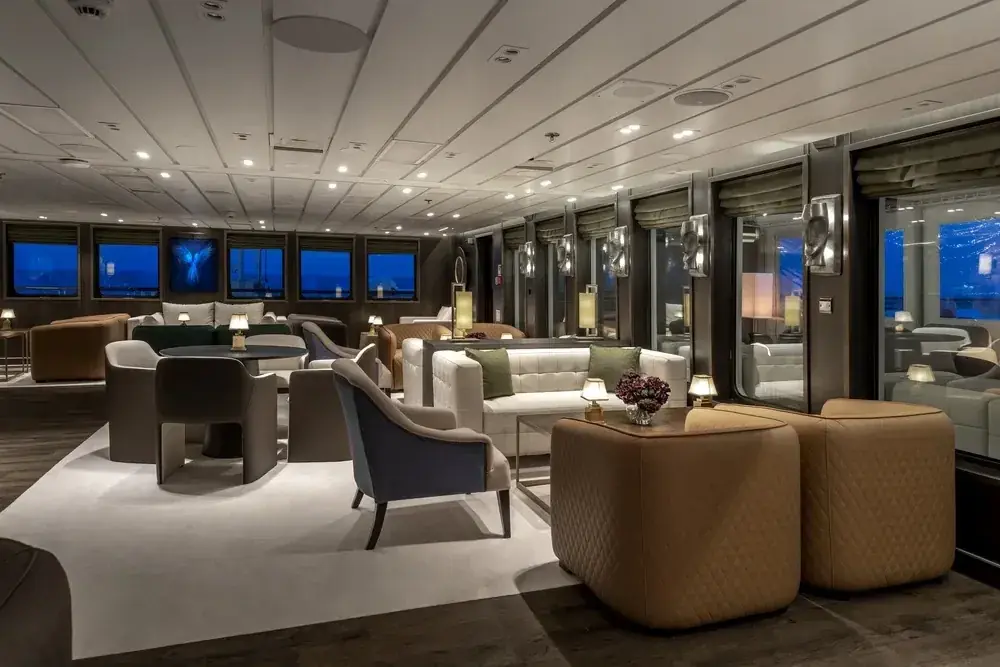 Lounge aboard RMS St. Helena