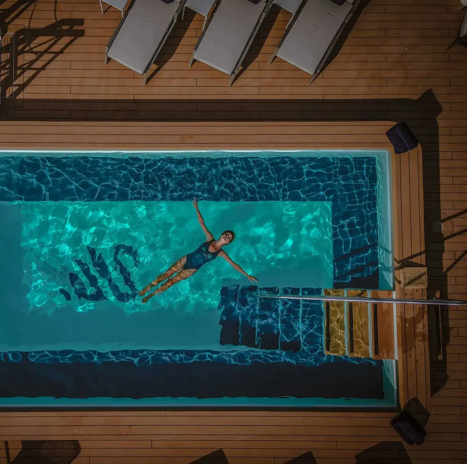 Swan Hellenic SH Diana outdoor pool deck aerial view