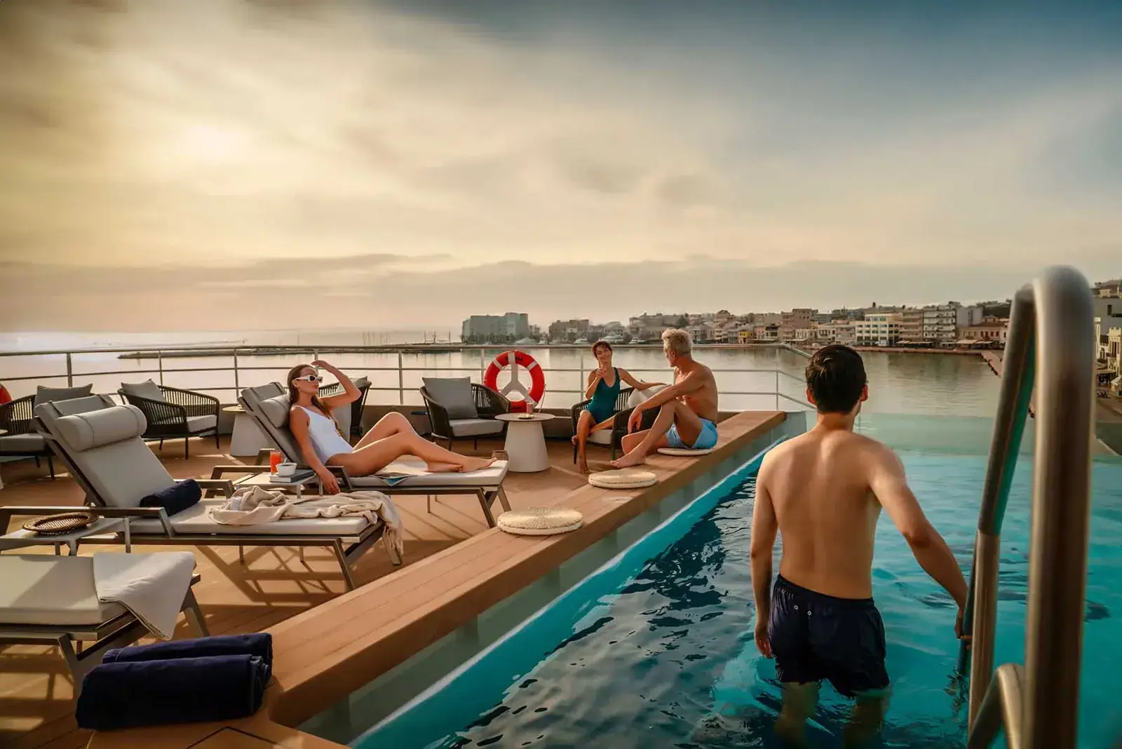Swan Hellenic SH Diana heated outdoor pool