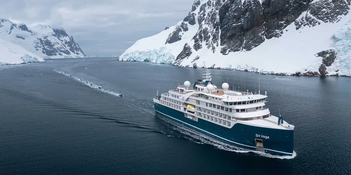 Swan Hellenic SH Vega expedition ship aerial exterior