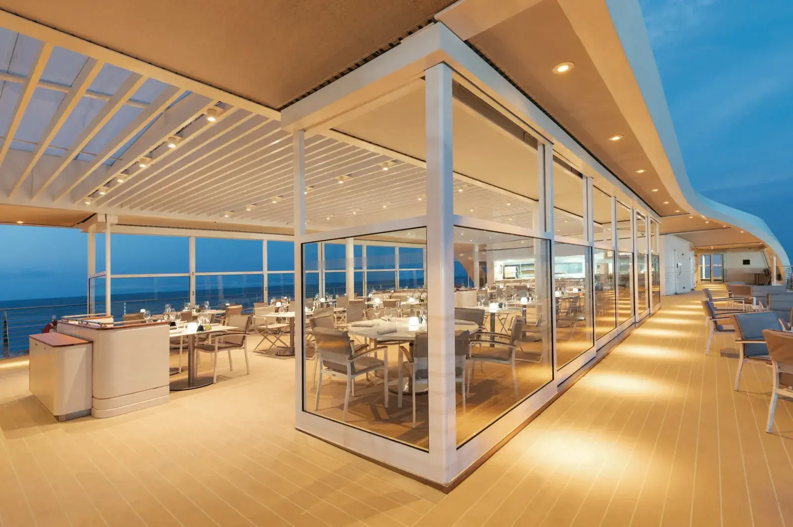 Silversea Silver Origin upper deck