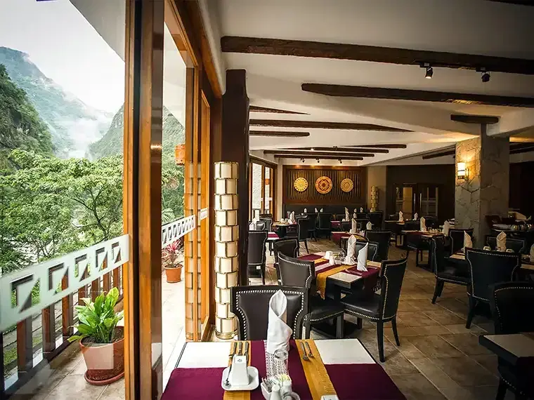 Sumaq Machu Picchu Hotel dining area