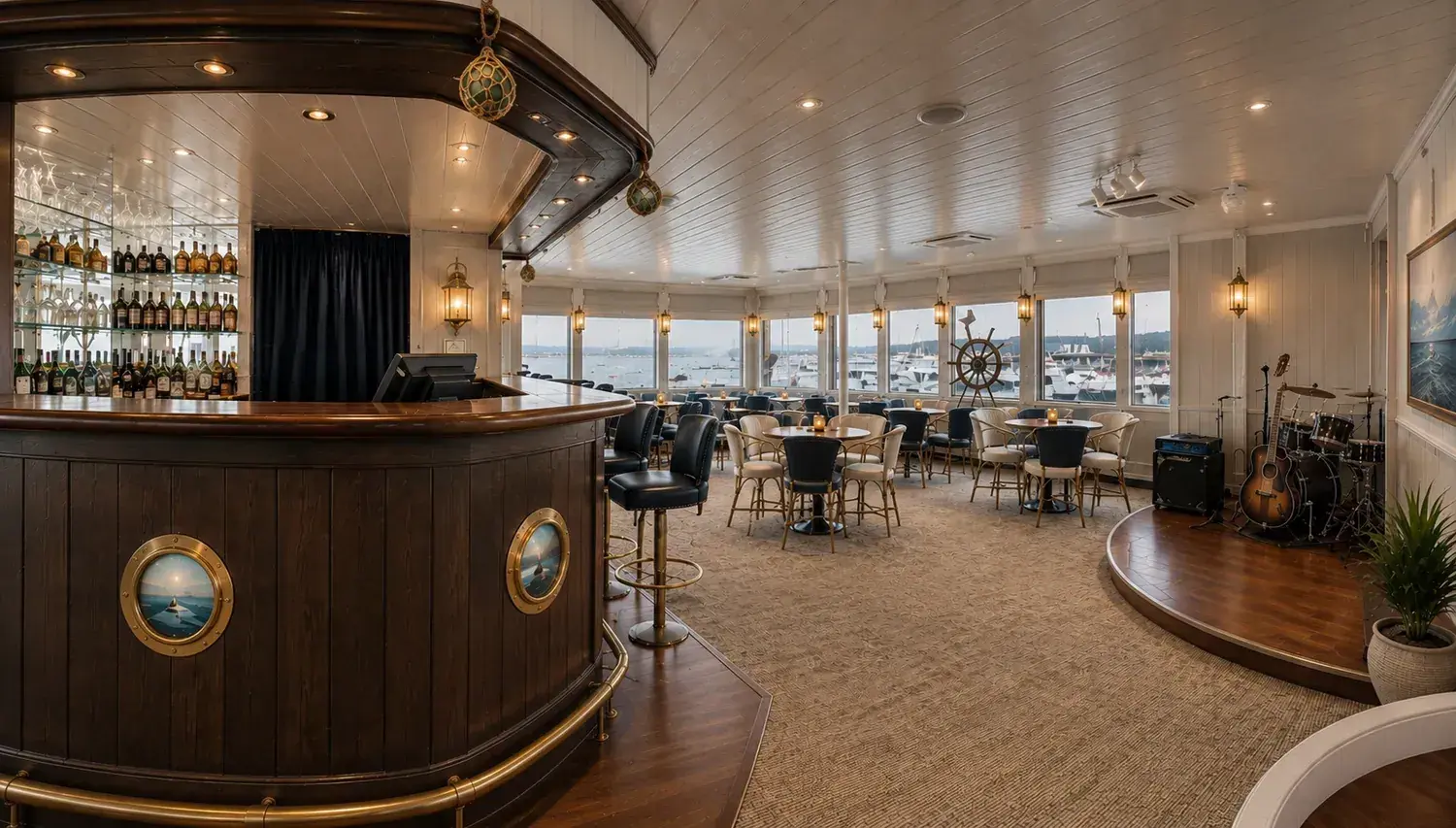 Birdie Bowers Bar aboard Terra Nova Adventurer