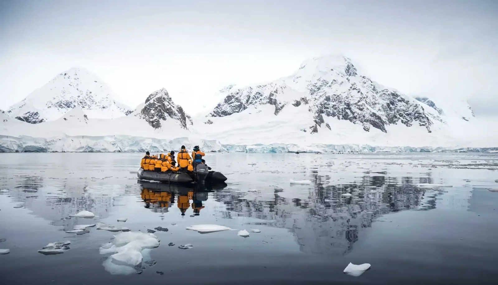 Ultramarine Zodiac expedition in polar waters