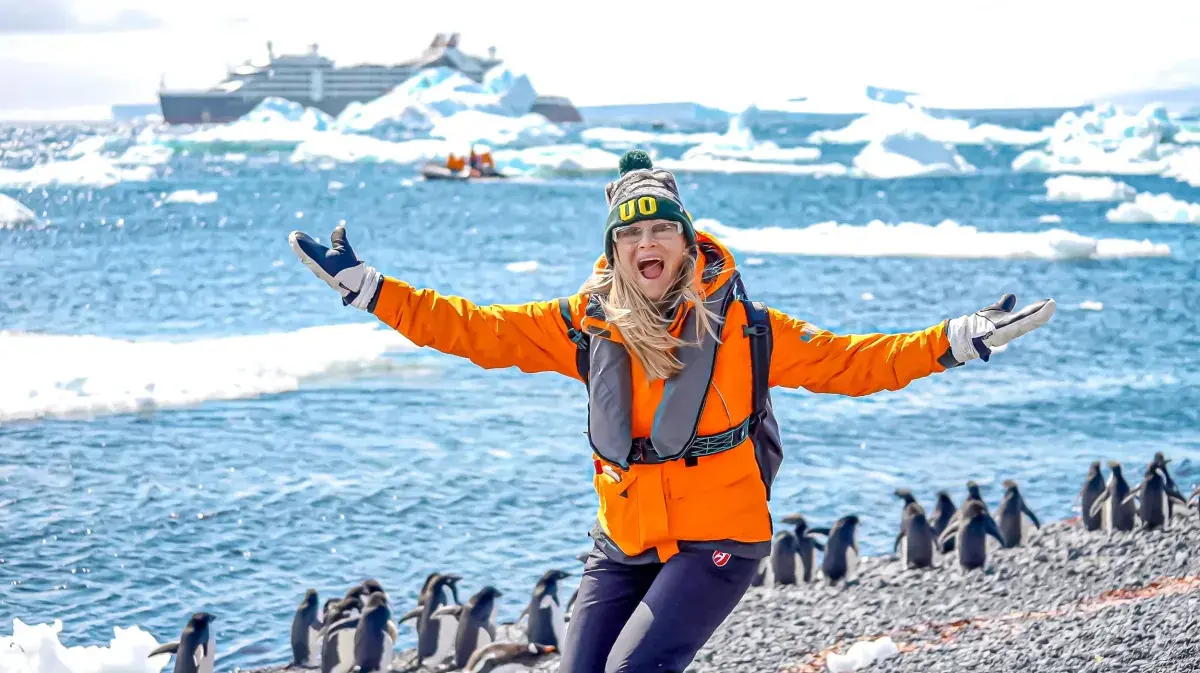 Erin Lockwood excited to be in Antarctica