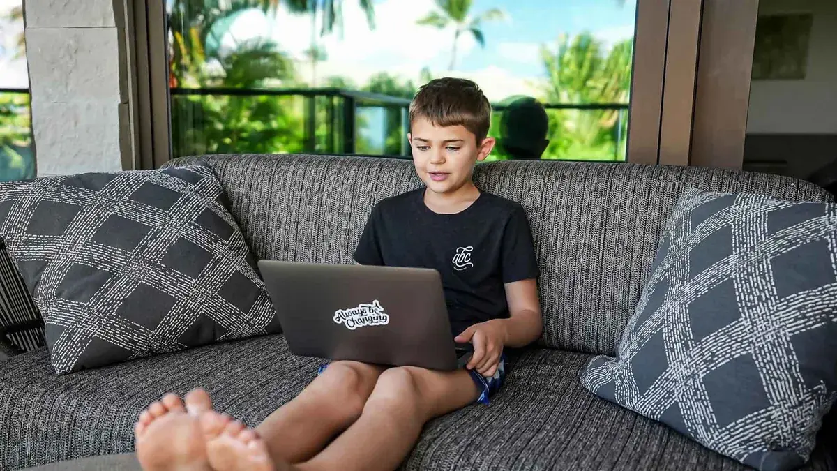 Colt Lockwood attends online school with Ignite Learning Academy