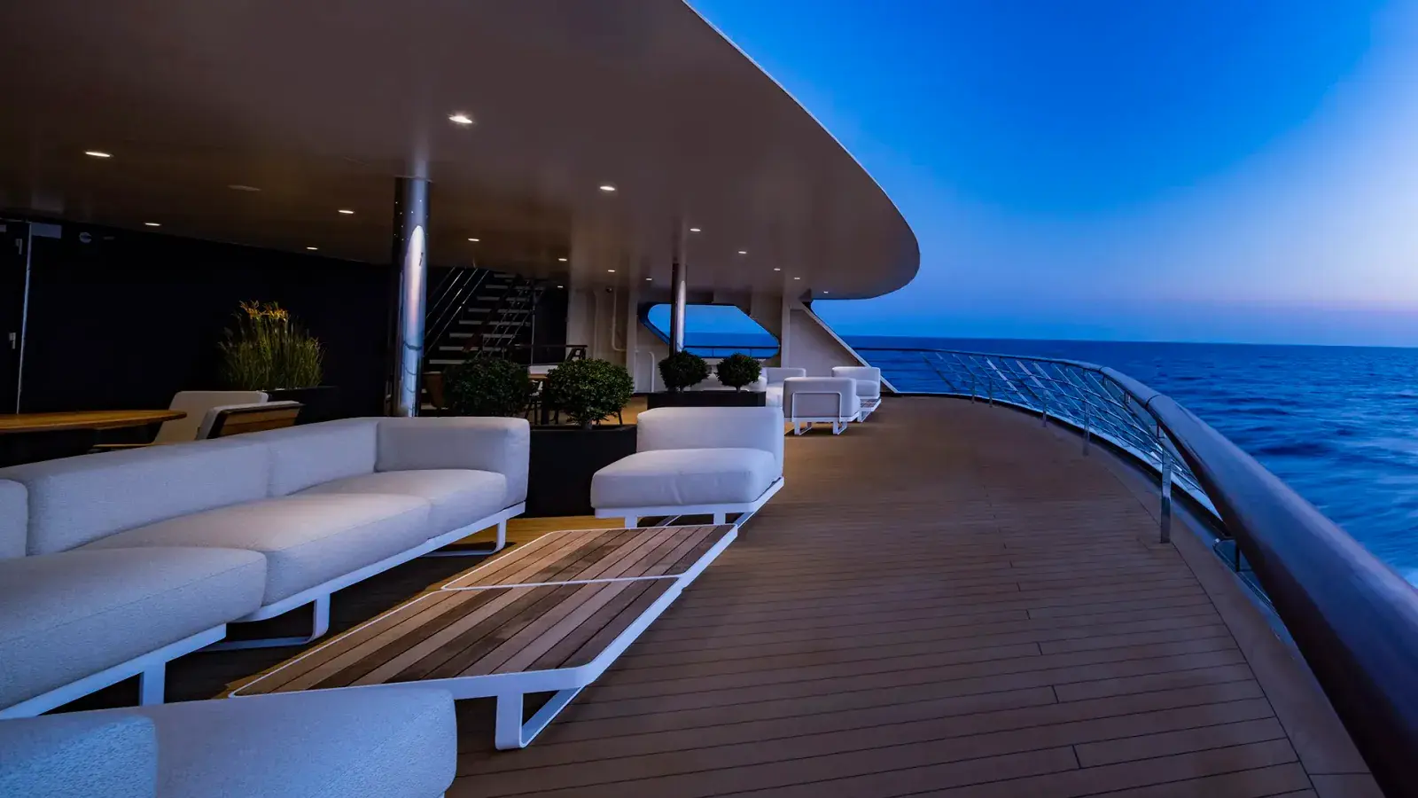 An Atlas cruise ship private deck