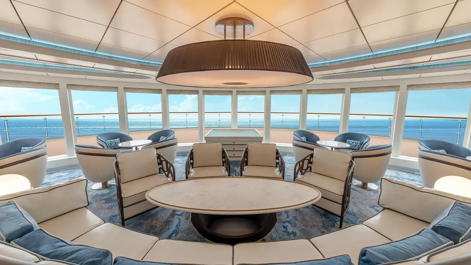 Aurora Expeditions cruise ship lounge