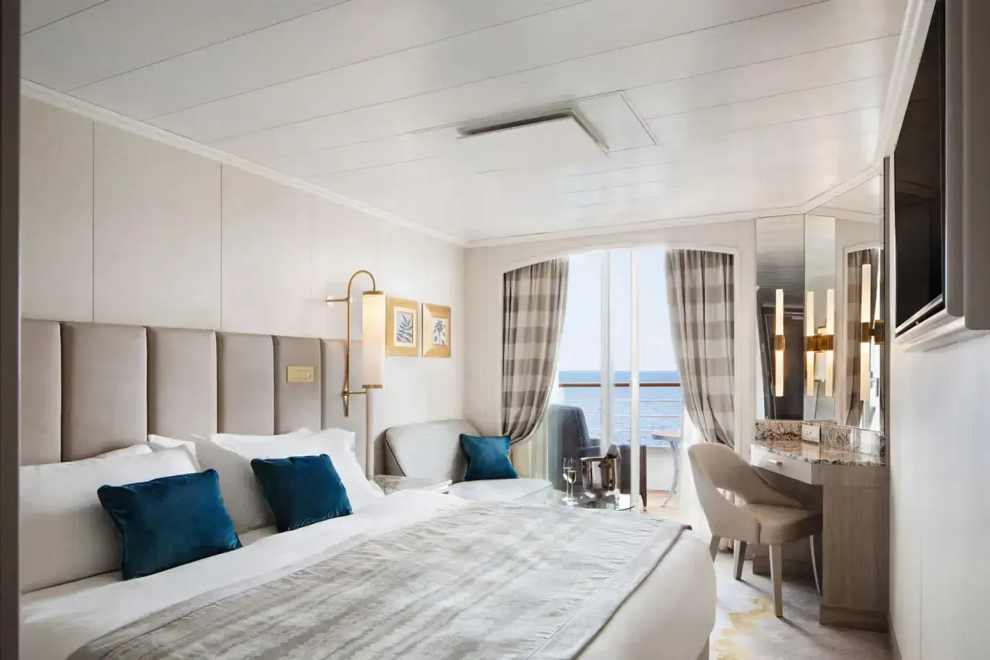 Crystal Symphony cruise ship stateroom interior