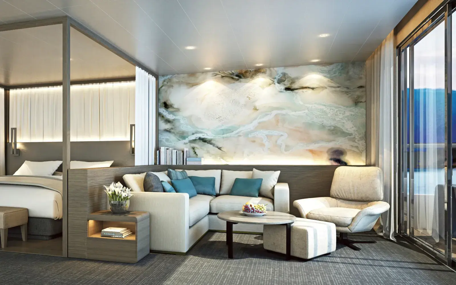 A Scenic yacht stateroom
