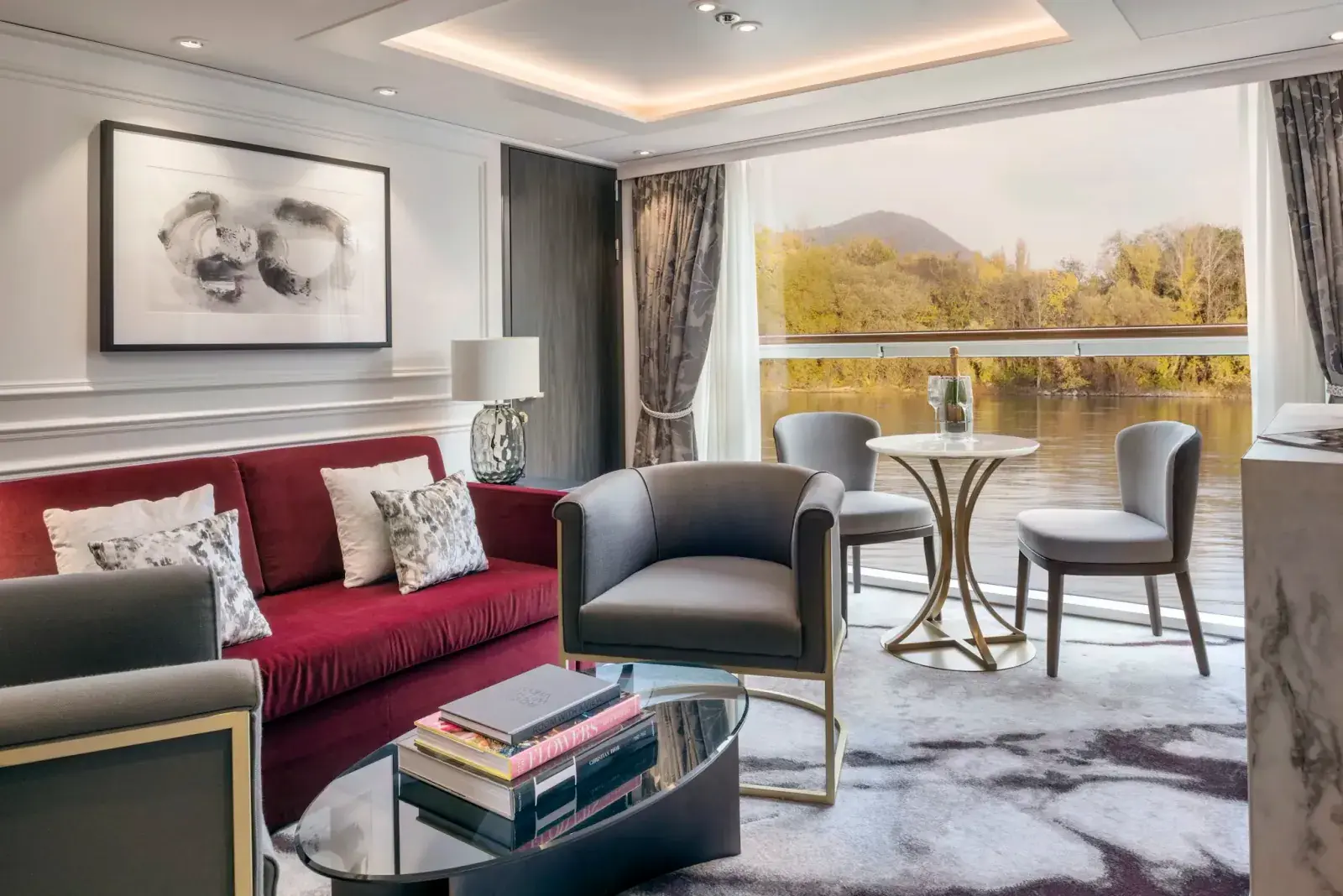 Uniworld river cruise ship stateroom
