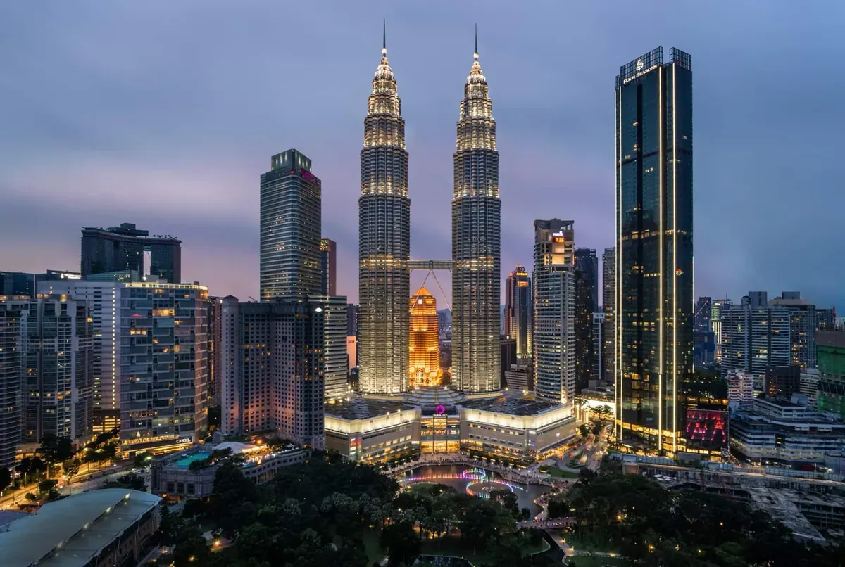 Kuala Lumpur city skyline