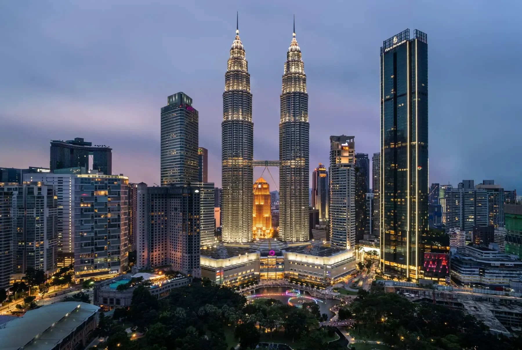Kuala Lumpur city skyline