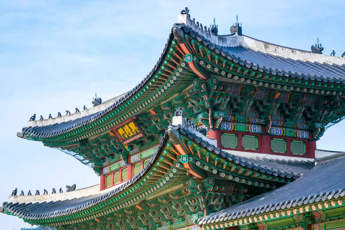 A traditional building in South Korea