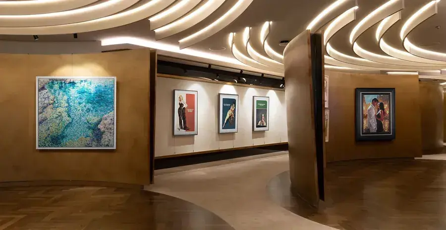 Galleria d'Arte on deck 5 aboard Explora III