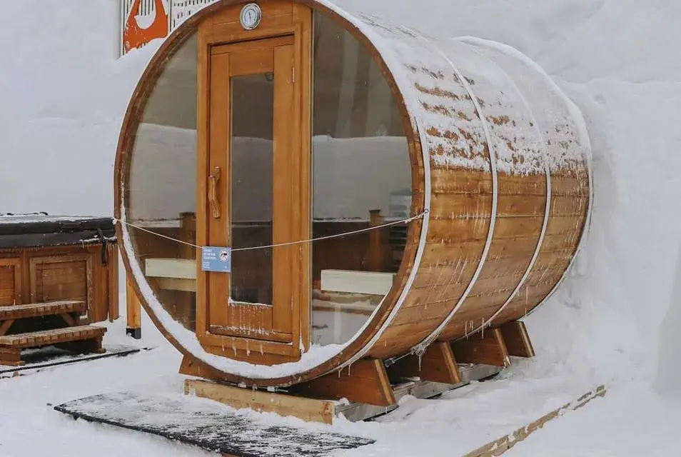 Hotel de Glace: Sauna