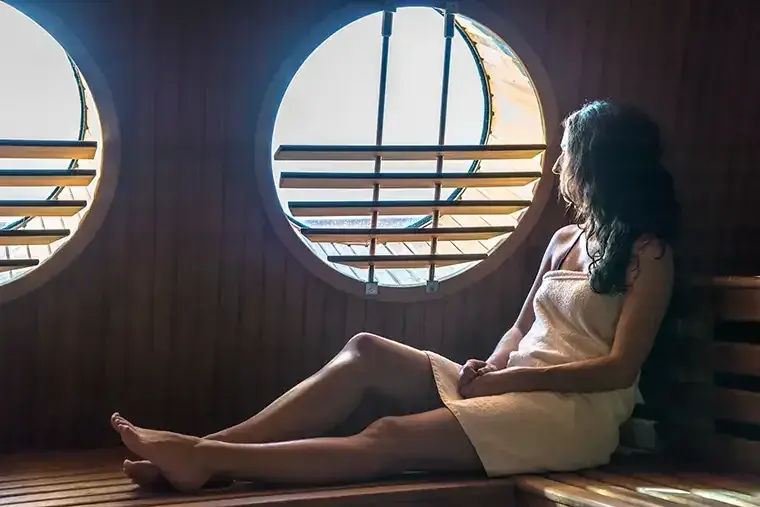 MS Fram: Sauna