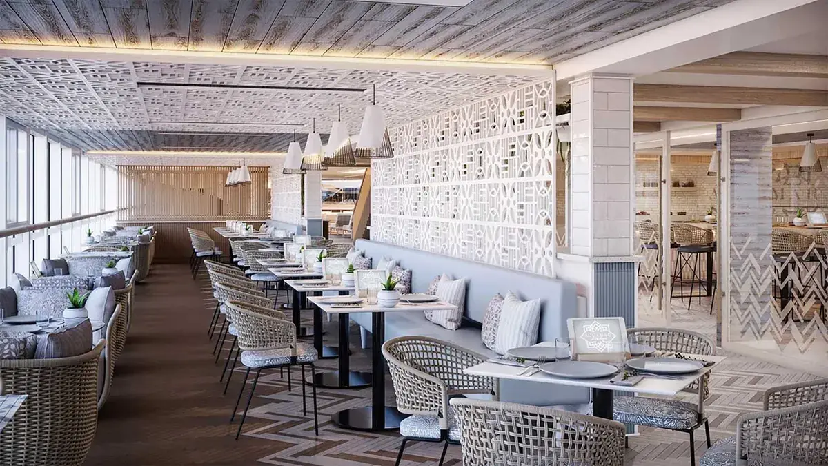 Oceania Marina Aquamar Kitchen wellness restaurant