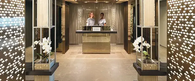Scenic Eclipse Senses Spa reception