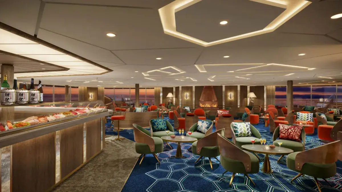 Seabourn Venture + Pursuit: Sushi at The Club