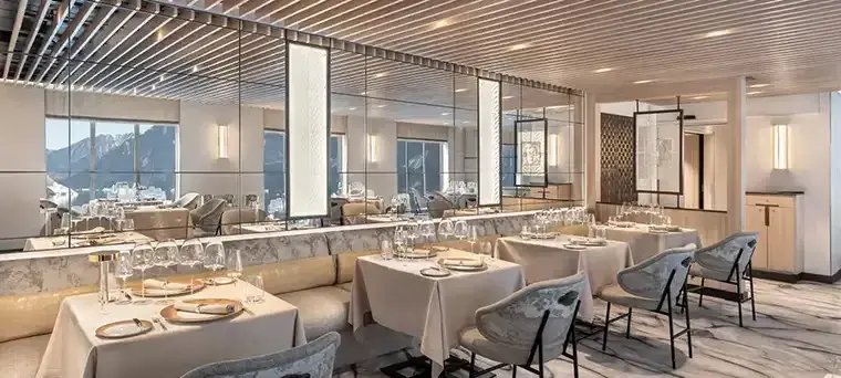 Silver Endeavour La Dame fine dining restaurant