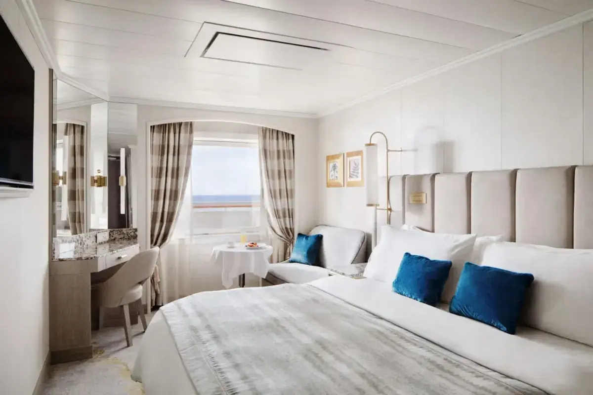 Crystal Serenity: Single Guest Room with Ocean View