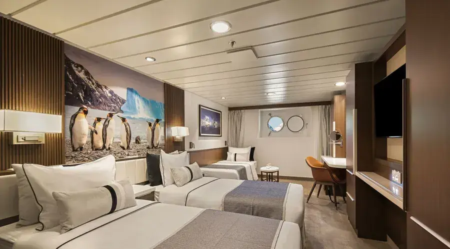 Douglas Mawson Aurora Stateroom Triple interior