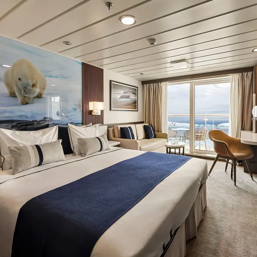 Douglas Mawson Balcony Stateroom Category B interior