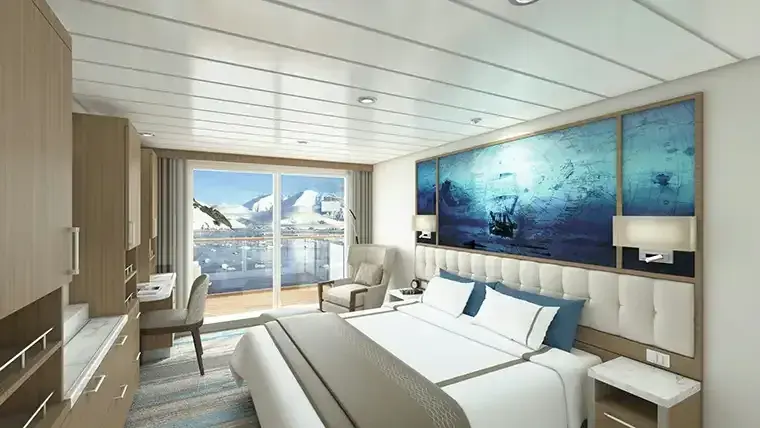 Greg Mortimer Captain's Suite interior