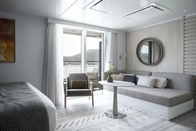 Ponant Explorer-class ship Deluxe Suite interior