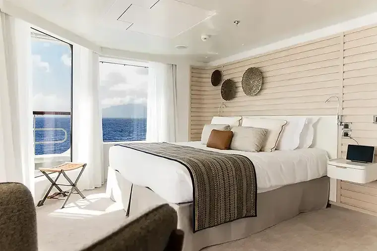 Ponant Explorer-class ship Grand Deluxe Suite interior