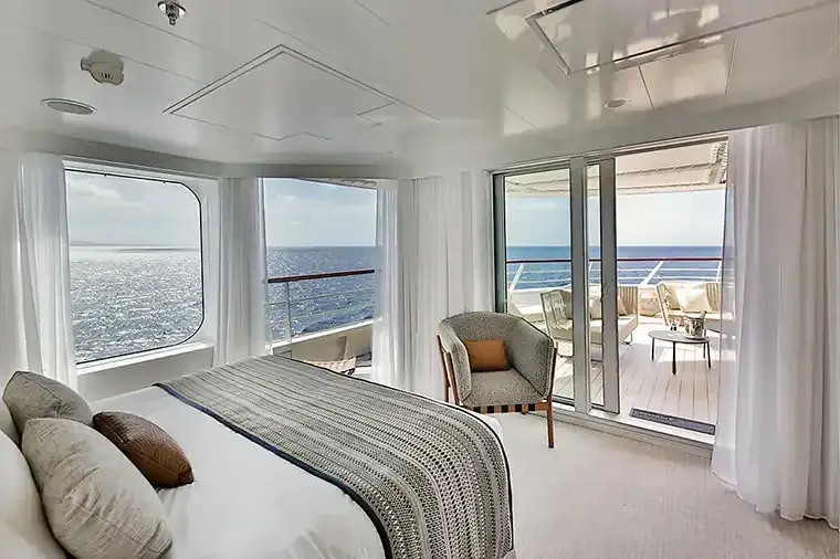 Ponant Explorer-class ship Owner's Suite interior